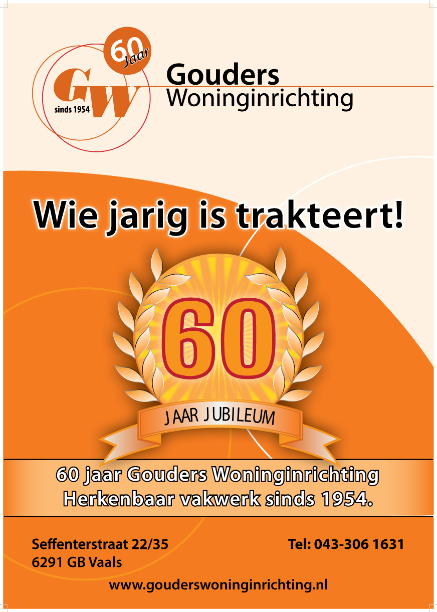 Gouders Woninginrichting Vaals bestaat 60 jaar!